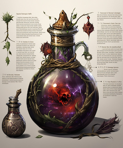 magical red potion